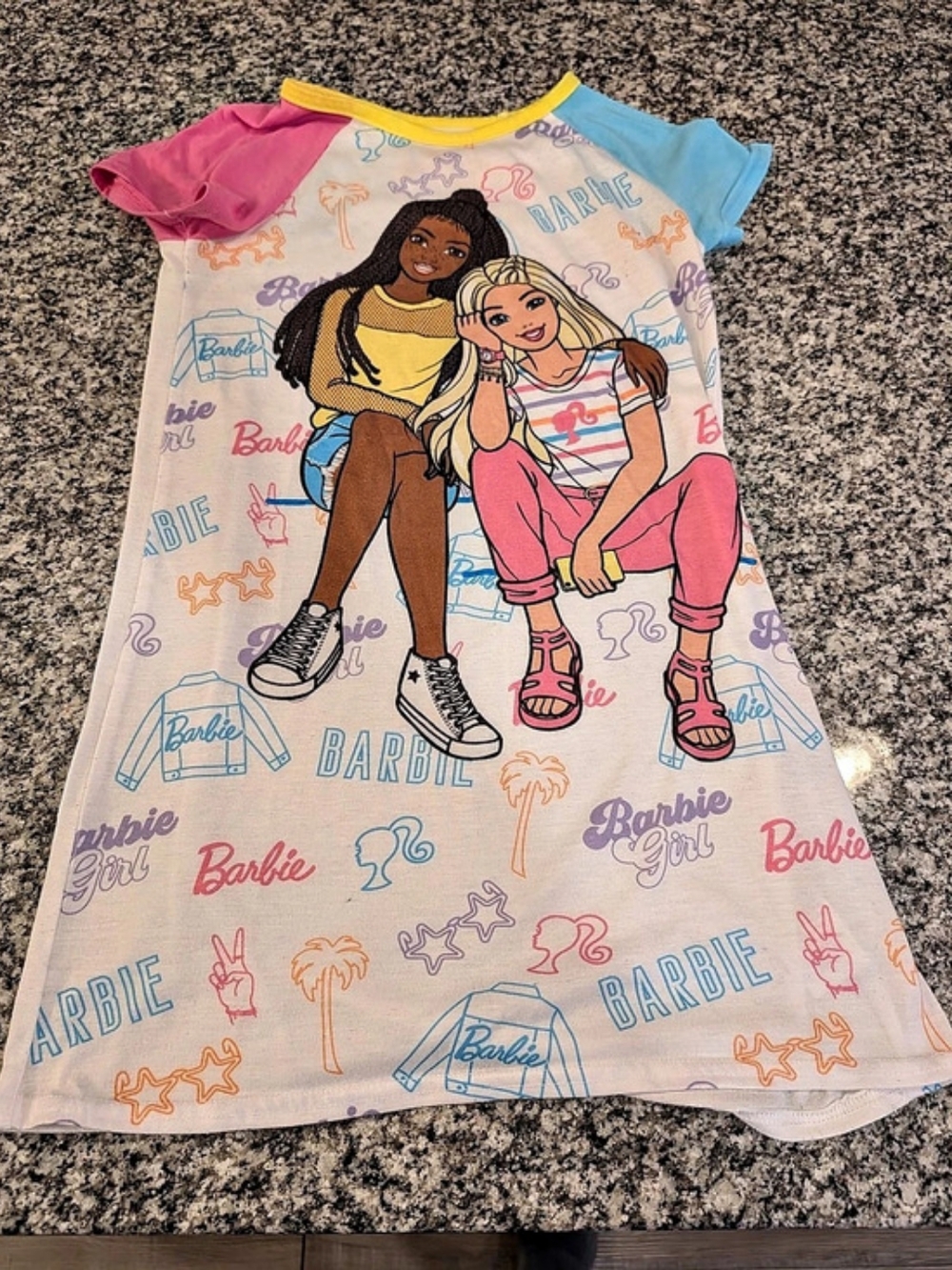 Barbie Graphic Dress Size 8 Like New